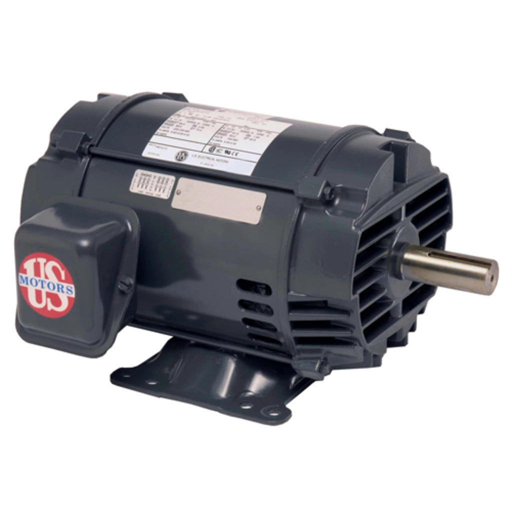 US Motors 1139M TEAO Electric Motor 1/2HP 575RPM 3Ph 208-230/460V 56YZ