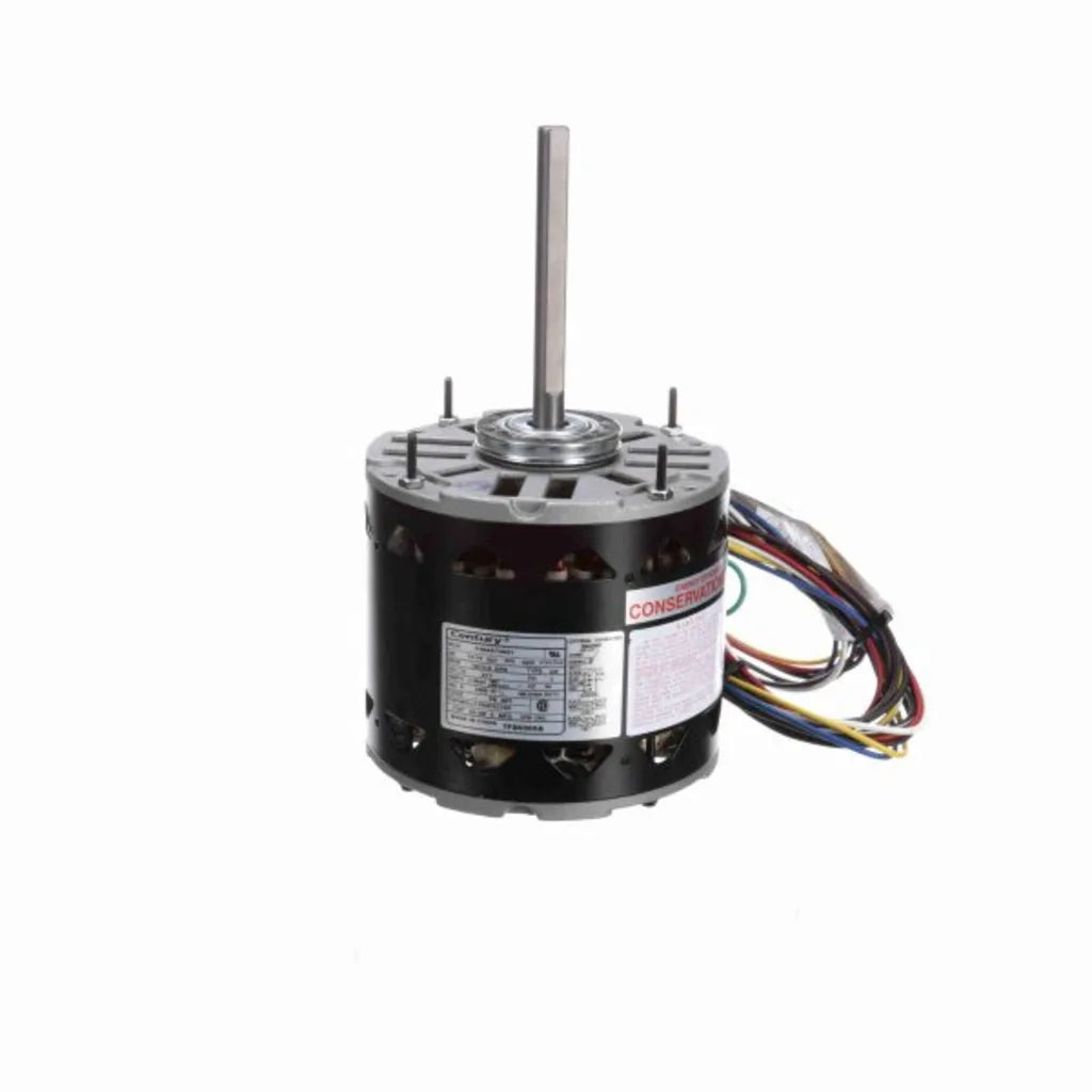 Century 7FD Series DD Blower Motors 1/2-1/3-1/4HP 1075RPM 1Ph 277V 48Y