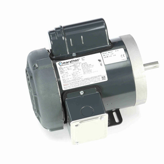 Marathon G571 TEFC Electric Motor 1/2HP 1725RPM 1Ph 115/208-230V 56HC